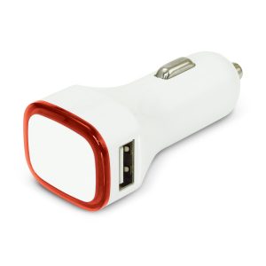 The Trends Collection Zodiac Car Charger is a dual car charger that will charge 2 phones. 8 coloured rings. Great branded car charger promo products.