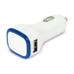 The Trends Collection Zodiac Car Charger is a dual car charger that will charge 2 phones. 8 coloured rings. Great branded car charger promo products.