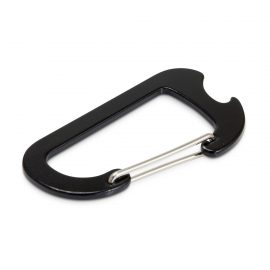 The Trends Collection Carabiner Bottle Opener is a sturdy aluminium bottle opener with a carabineer clip.  Laser Engraves.  Great branded bottle openers.