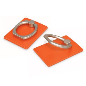 The Trends Collection Vega Phone Grip is a low profile plastic phone grip that secures to phones.  10 colours.  Great branded promo phone grips.