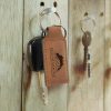 The Trends Collection Ashton Key Ring is a rectangular PU leather key ring with matching stitching.  4 colours.  Laser Engraved.  Smart leather promo key rings.