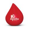 The Trends Collection Stress Blood Drop is a blood drop shaped squeezable stress reliever.  In Red.  1 colour print.  Great branded anti stress promo products.