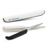 The Trends Collection Compact Scissors is a handy set of scissors.  Compact case.  Branding on scissors and case.  Great branded practical stationery products.
