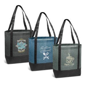 The Trends Collection Armada Heather Tote Bag is a reusable 2 tone tote bag.   3 colours.  80gsm non woven bag.  Great branded heather tote bags from Trends Collection.