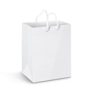 The Trends Collection Large Laminated Paper Carry Bag Full Colour is a large paper carry bag with rope handles.  Full Colour printing.  Great branded paper bags.