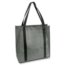 The Trends Collection Super Shopper Heather Tote Bag is an XL reusable tote bag.  Grey.  Print or full colour.  Base board.  Great branded shopper tote bags.