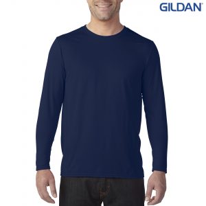 The Gildan Performance Adult Long Sleeve Tech Tee is an active fit, 159gsm polyester long sleeve tee.  3 colours.  Great branded