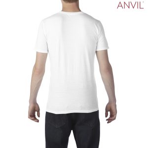 The Anvil Tri Blend Adult Combed Ring Spun Tee is a 159gm2 pre shrunk 50% polyester tee.  6 colours.  S - 3XL.  Great branded polyester/cotton tees.