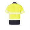 The Syzmik Unisex Hi Vis Segmented S/S polo is a 175gsm polyester hi vis polo shirt.  2 colour options.  Great branded hi vis polos & workwear from Syzmik.