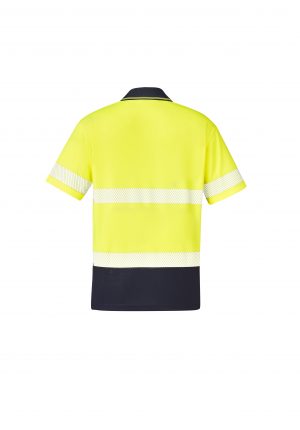 The Syzmik Unisex Hi Vis Segmented S/S polo is a 175gsm polyester hi vis polo shirt.  2 colour options.  Great branded hi vis polos & workwear from Syzmik.