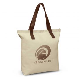 The Trends Ascot Tote Bag is a robust tote bag with base gusset.  280gsm heavy cotton.  Natural/Brown.  Great branded cotton tote bags. Multiple branding options.