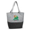 The Trends Collection Cassini Tote Bag is a fashion inspired, two tone, long handled large tote bag.  Light Grey/Dark Grey.  Great branded tote bags.