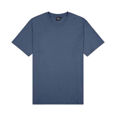 CLOKE-T101-Outline-Mens-Tee-Denim-Marle-F
