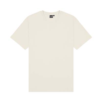 CLOKE-T101-Outline-Mens-Tee-Ivory-F