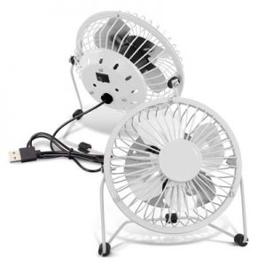 The Trends Collection Nexion Desk Fan is an affordable aluminium desk fan with adjustable airflow direction.  7 colours.  Great branded promo products.