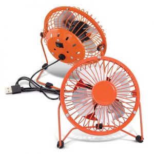The Trends Collection Nexion Desk Fan is an affordable aluminium desk fan with adjustable airflow direction.  7 colours.  Great branded promo products.