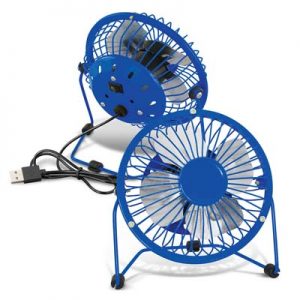 The Trends Collection Nexion Desk Fan is an affordable aluminium desk fan with adjustable airflow direction.  7 colours.  Great branded promo products.