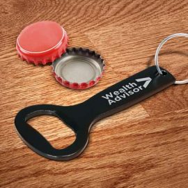 The TRENDS Bristol Bottle Opener Key Ring is a strong aluminium bottle opener with key ring. Engraves to oxidised white colour. 3 colours.