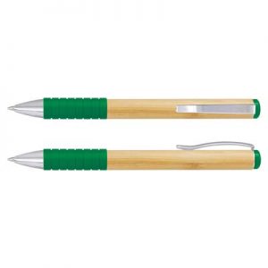 The TRENDS Bamboo Twist Pen is a twist action ballpoint pen with bamboo barrel.  Soft touch grip.  7 colours.  Great branded eco pens for your clients.