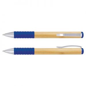 The TRENDS Bamboo Twist Pen is a twist action ballpoint pen with bamboo barrel.  Soft touch grip.  7 colours.  Great branded eco pens for your clients.