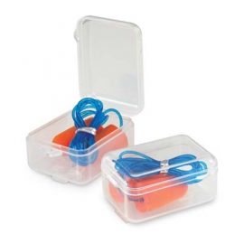 The TRENDS Foam Earplugs with Case is set of soft foam earplugs with PVC neck cord.  Great for events or other environments where noise is loud or can cause overstimulation.