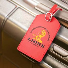 The TRENDS Aero Luggage Tag is a leather look PU luggage tag with matching stitching, address card and adjustable strap.  7 colours.  Great branded travel promo products.