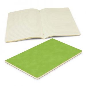 The TRENDS Elantra Notebook is an affordable A5 notebook with 32 leaves. Multiple branding options including foil printing. 6 colours. Great branded notebooks for your staff and clients.