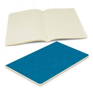 The TRENDS Elantra Notebook is an affordable A5 notebook with 32 leaves. Multiple branding options including foil printing. 6 colours. Great branded notebooks for your staff and clients.