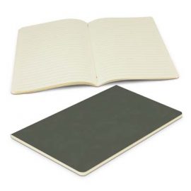 The TRENDS Elantra Notebook is an affordable A5 notebook with 32 leaves.  Multiple branding options including foil printing.  6 colours.  Great branded notebooks for your staff and clients.