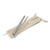 116751 TRENDS Stainless Steel Straw Set