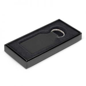 The TRENDS Prince Leather Key Ring is a square leather key ring. Matching stitching. Print or debossing of your logo.