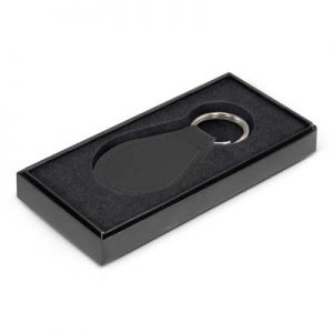 The TRENDS Prince Leather Key Ring is a circular leather key ring. Matching stitching. Print or debossing of your logo.