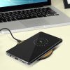 The TRENDS Bamboo 5w Wireless Charger is a trendy wireless charger.  Charges devices.  Natural bamboo finish.  Multiple branding options.
