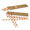 116798 Trends Collection Paper Drinking Straws – Orange