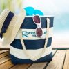 The Trends Collection Bali Tote Bag is an XL leisure tote bag with striped pattern.  510gsm cotton canvas with rope handles.  2 colours.  Great branded tote bags.
