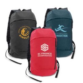 The Trends Collection Compact Backpack is an affordable small backpack - ideal for travelling.  3 colours.  Great branded cost effective backpacks. 