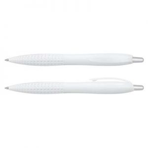 The Trends Collection Xena Pen is a retractable plastic ball pen has a contoured barrel with chrome push button. 11 colours. Great branded pens.