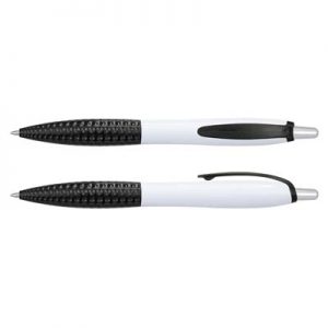 The Trends Collection Xena Pen is a retractable plastic ball pen has a contoured barrel with chrome push button. 11 colours. Great branded pens.