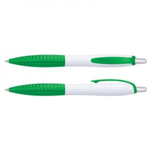 The Trends Collection Xena Pen is a retractable plastic ball pen has a contoured barrel with chrome push button. 11 colours. Great branded pens.