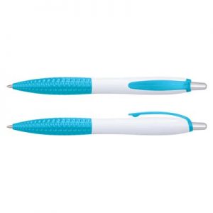 The Trends Collection Xena Pen is a retractable plastic ball pen has a contoured barrel with chrome push button. 11 colours. Great branded pens.