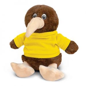 The Trends Collection Kiwi Plush Toy is a soft kiwi plush toy with tee in 9 colours.  Great brand awareness promo products from Trends Collection.
