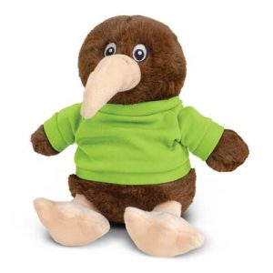 The Trends Collection Kiwi Plush Toy is a soft kiwi plush toy with tee in 9 colours.  Great brand awareness promo products from Trends Collection.