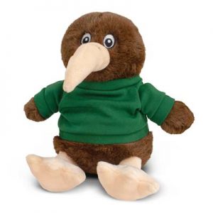 The Trends Collection Kiwi Plush Toy is a soft kiwi plush toy with tee in 9 colours.  Great brand awareness promo products from Trends Collection.