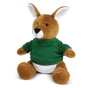 The Trends Collection Kangaroo Plush Toy is a soft kangaroo plush toy with a pouch and tee.  9 colours.  Great branded cuddly toys from Trends Collection.