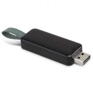 The Trends Collection Lumos 4GB Flash Drive has a built-in LED that lights up branding whilst in use.  Black.  Great branded flash drives from Trends Collection.