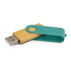 The Trends Collection Helix 4gb Bamboo Flash Drive is a classic flash drive with metal swivel and bamboo case. 13 colours. Great branded USB flash drives.