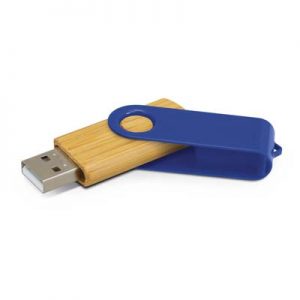 The Trends Collection Helix 4gb Bamboo Flash Drive is a classic flash drive with metal swivel and bamboo case. 13 colours. Great branded USB flash drives.