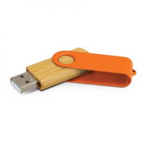 The Trends Collection Helix 4gb Bamboo Flash Drive is a classic flash drive with metal swivel and bamboo case. 13 colours. Great branded USB flash drives.