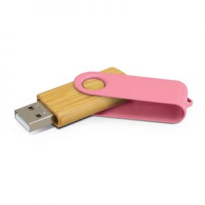 The Trends Collection Helix 4gb Bamboo Flash Drive is a classic flash drive with metal swivel and bamboo case. 13 colours. Great branded USB flash drives.