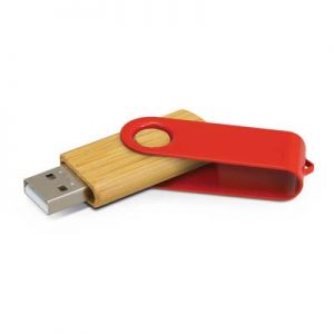 The Trends Collection Helix 4gb Bamboo Flash Drive is a classic flash drive with metal swivel and bamboo case. 13 colours. Great branded USB flash drives.